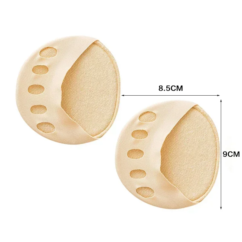 Five Toes Forefoot Pads shoe insoles forefoot pads toe pads forefoot cushion for Women High Heels Half Insoles Calluses Corns Foot Pain Care Absorbs Shock Socks Toe Pad Inserts