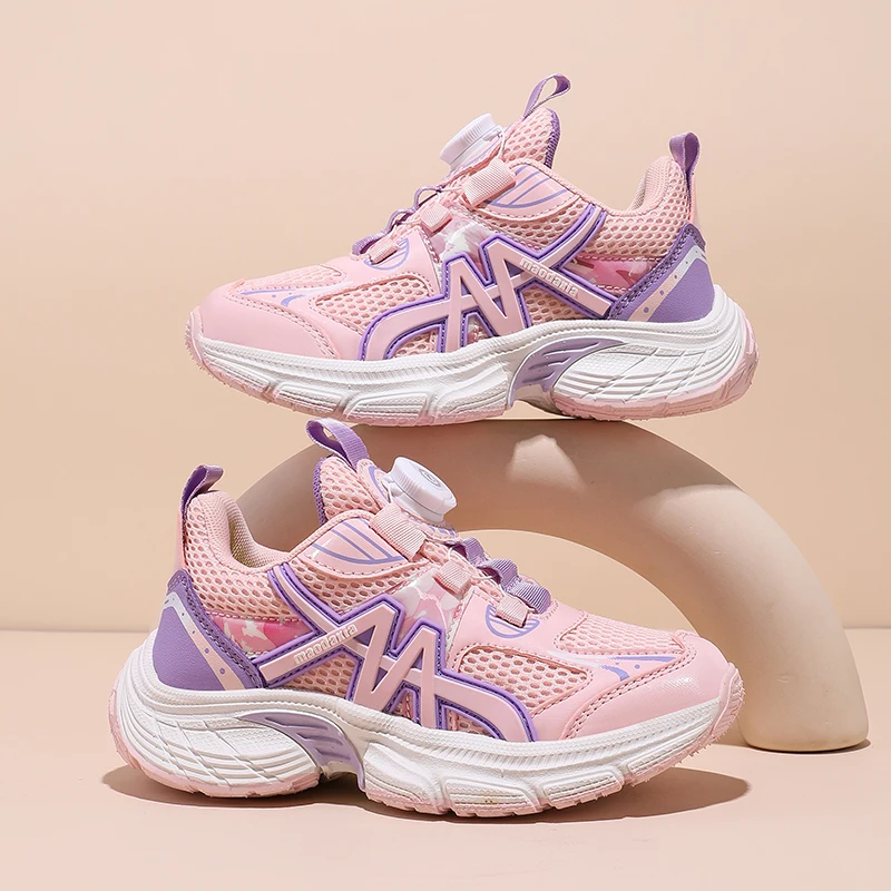 Children Shoes for Girls Breathable Mesh Sports Shoes Casual Sneakers for Kids Boys Comfortable Lightweight Running Shoes 2