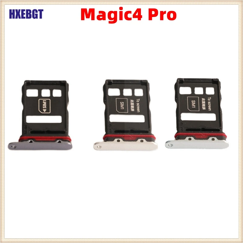 Per Honor Magic 4 Pro Dual Sim Tray Vassoio Per Sim Card Vassoio Sim Supporto Sim Smartphonoe Parti Di Ricambio