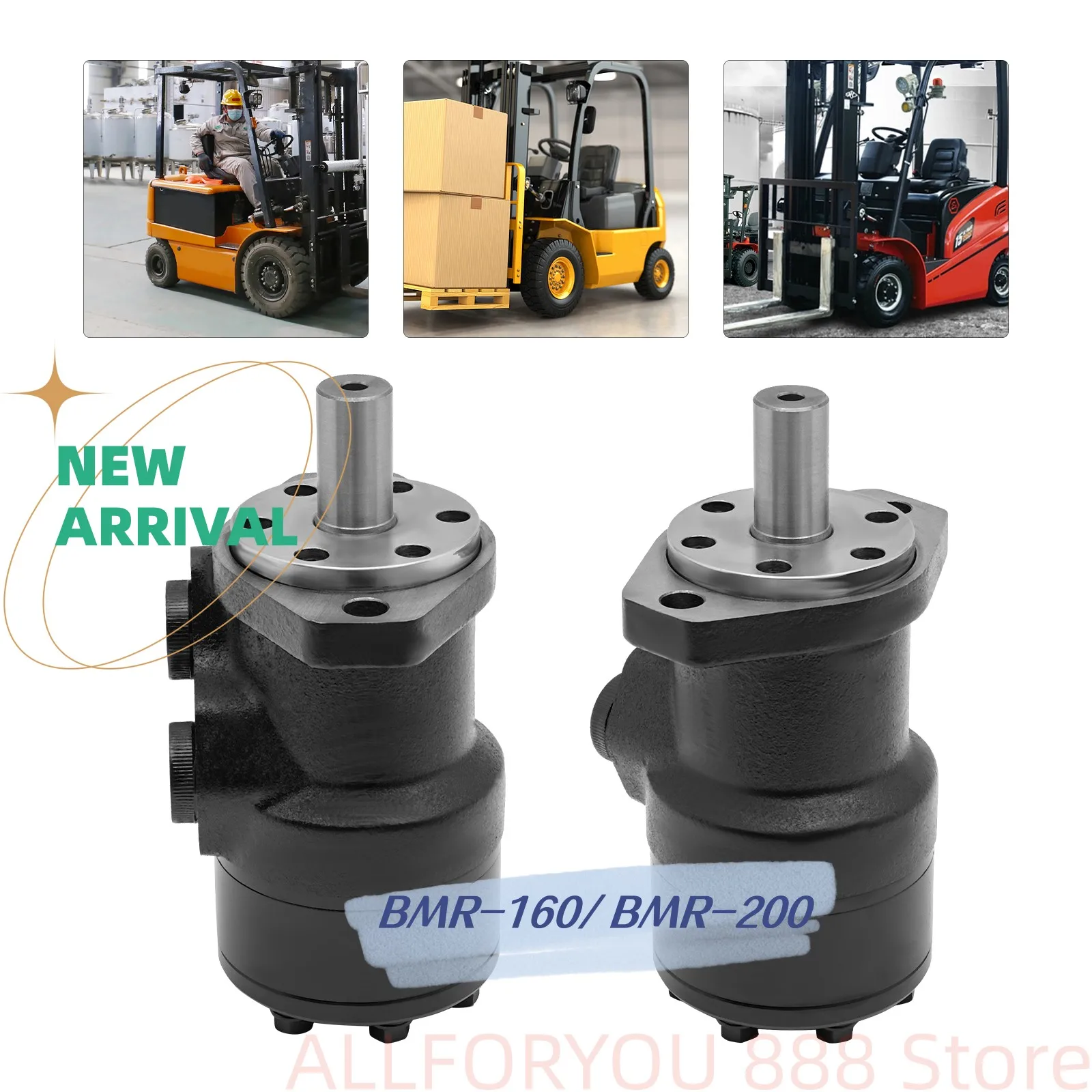 High Speed Hydraulic Motor BMR-160/ BMR-200 Applies In Industries, Agriculture, And Other Fields