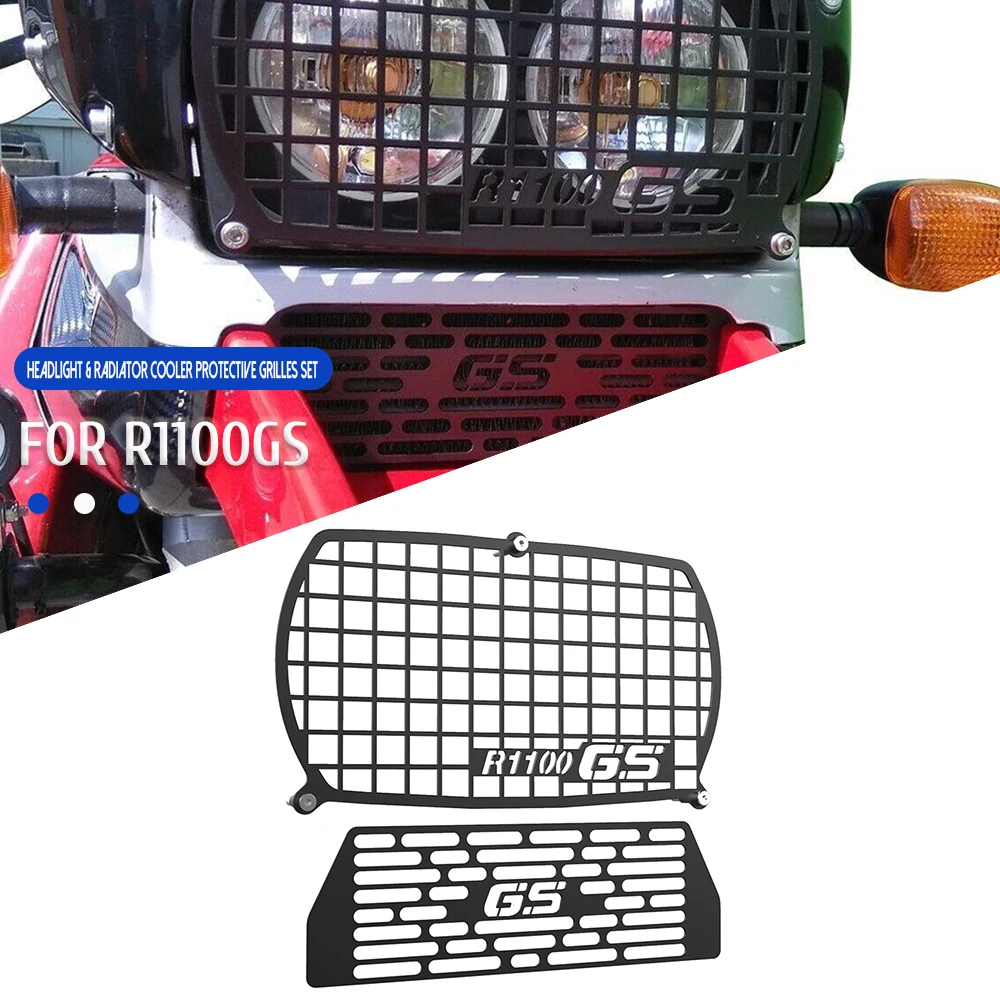 

Для BMW R1100GS R 1100GS R1100 GS 1100 GS1100 1994-1999 1998 1997 Радиатор Охладитель защитная решетка и защита фар мотоцикла