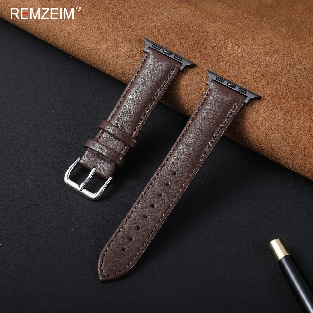 Premium Leather Watch Strap - Elegant and Versatile Sport Bracelet