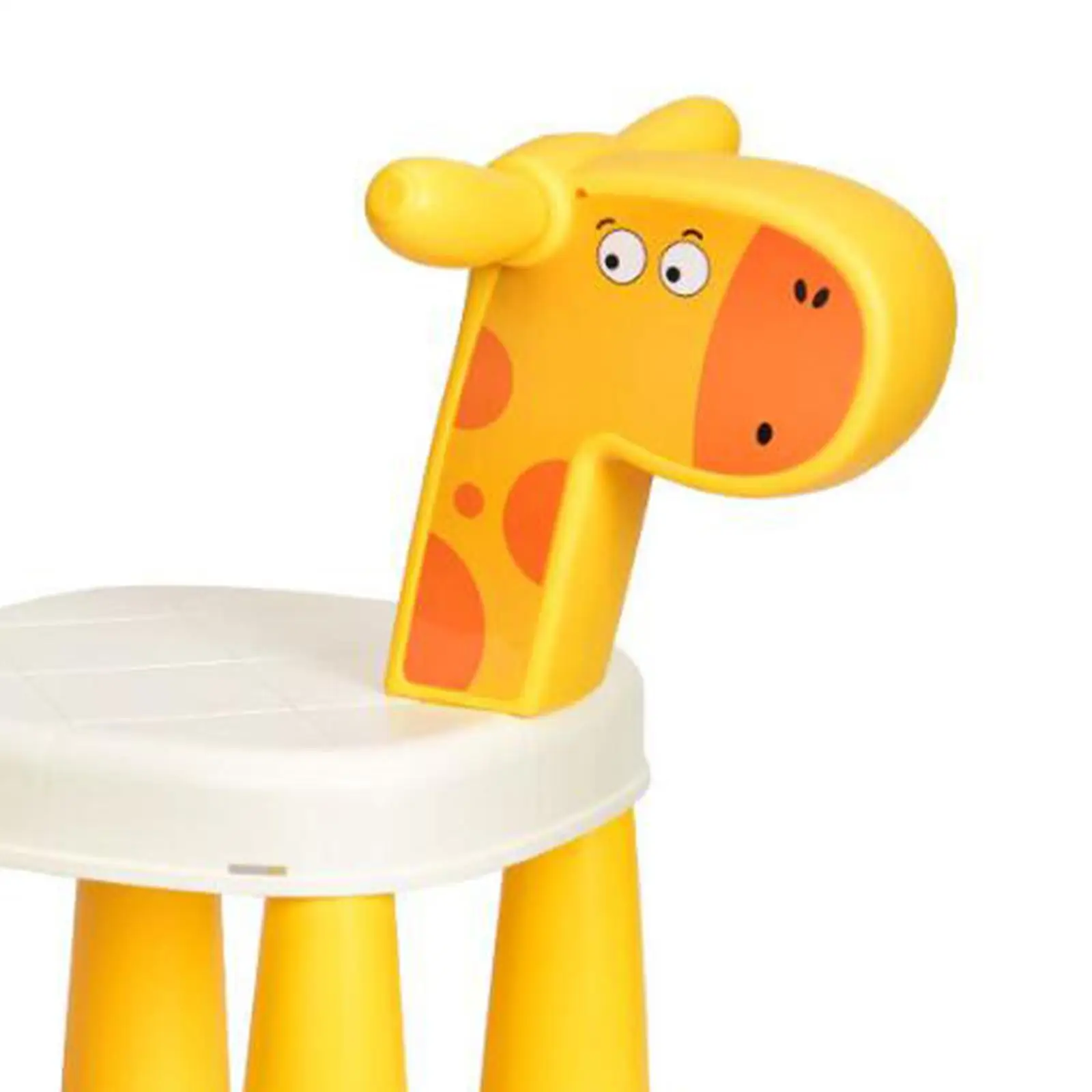 Kids Chair Cartoon Easy to Assemble Durable Cartoon Giraffe Chair Children Chair for Indoor Home Daycare Kindergarten Classroom