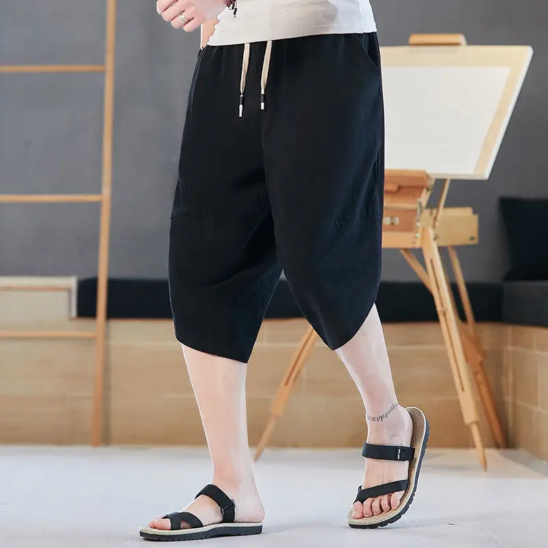 Koreon Summer Men All-match Oversize Casual Shorts Streetwear Fashion New Solid Big Size Essentials Male Sports Short Pants 5XL