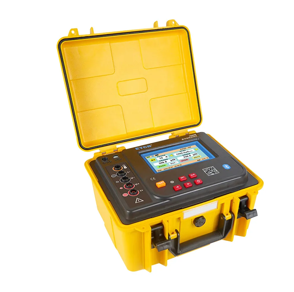 

ETCR 3660 transformer precision four wire micro ohm meter 10A high current DC resistance tester
