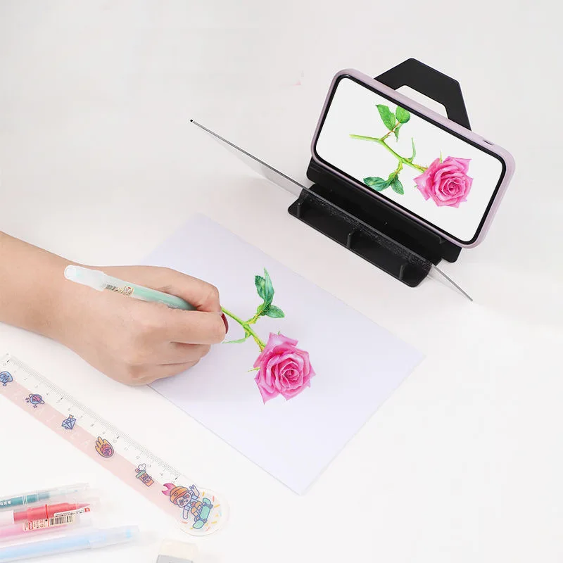 

Kids Projection Drawing Copy Board Projector Painting Tracing Board Sketch Specular Reflection Dimming Bracket Montessori Toys