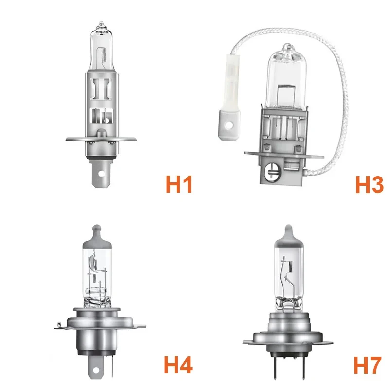 OSRAM Original H1 H4 H3 H7 12V 55W 80W 100W Yellow Light Standard Lamp Car Halogen 3200K Headlight Fog Lamp Bulb OEM Quality 10p 2