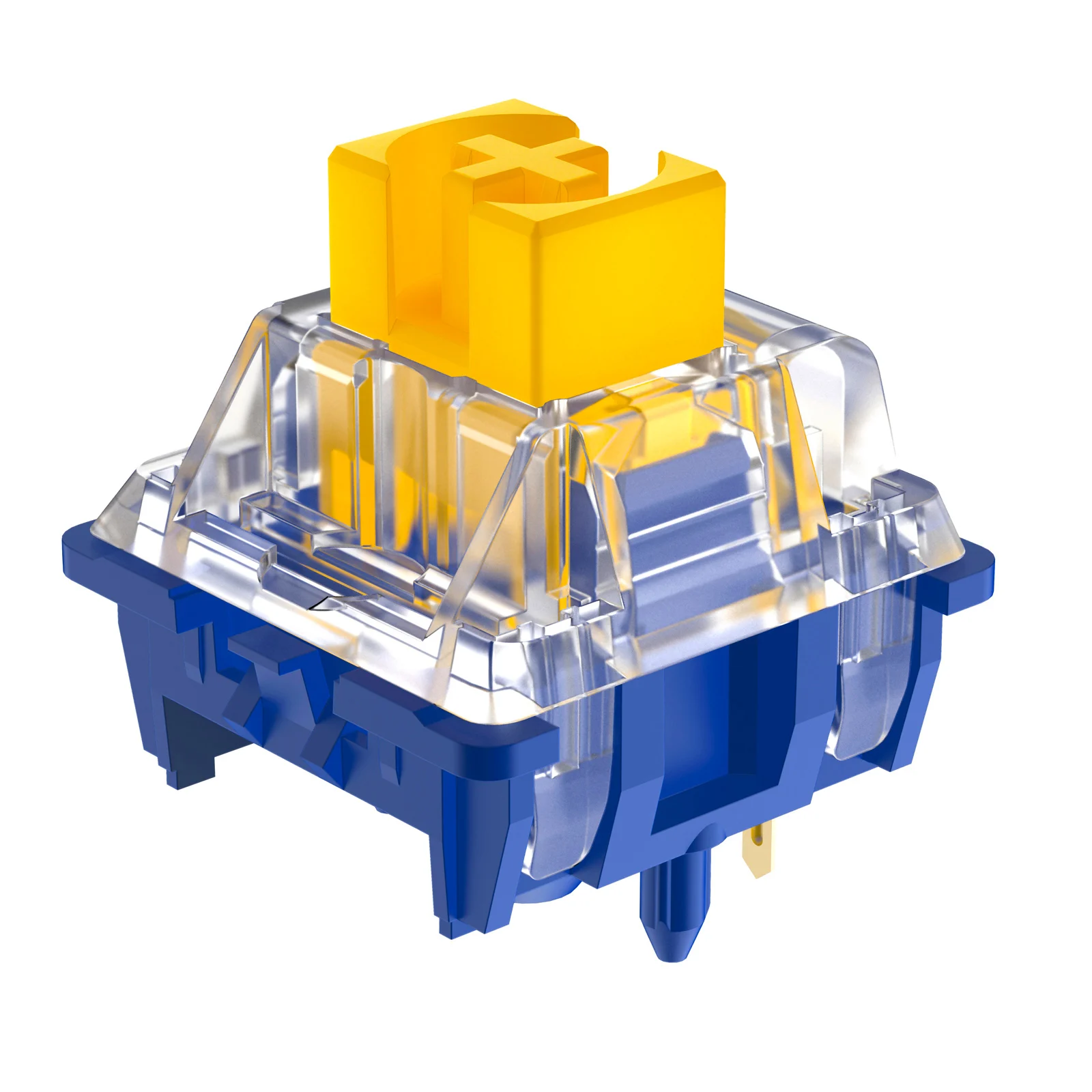 Durock Velocidade Prata Interruptores mm Atuação Linear Interruptor 13.45 mm Longo Pólo Stem 48g Estendido Primavera Splash Irmãos Caixa Interruptor
