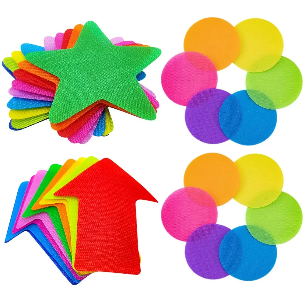 Carpet Markers Floor Classroom Spots Circles Spot Marker Colorful Sitting Sticker Distancing Social Arrowss Group Multi