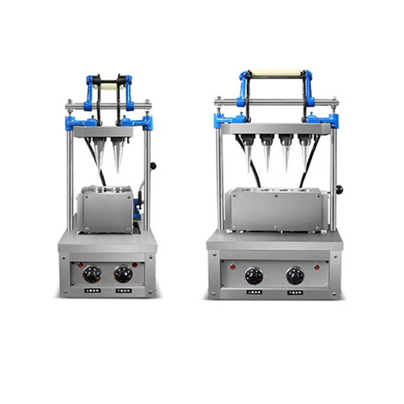 Ice Cream Cone Machine Commercial Double-headed Egg Tray Mold Maker Crispy Molding Machine