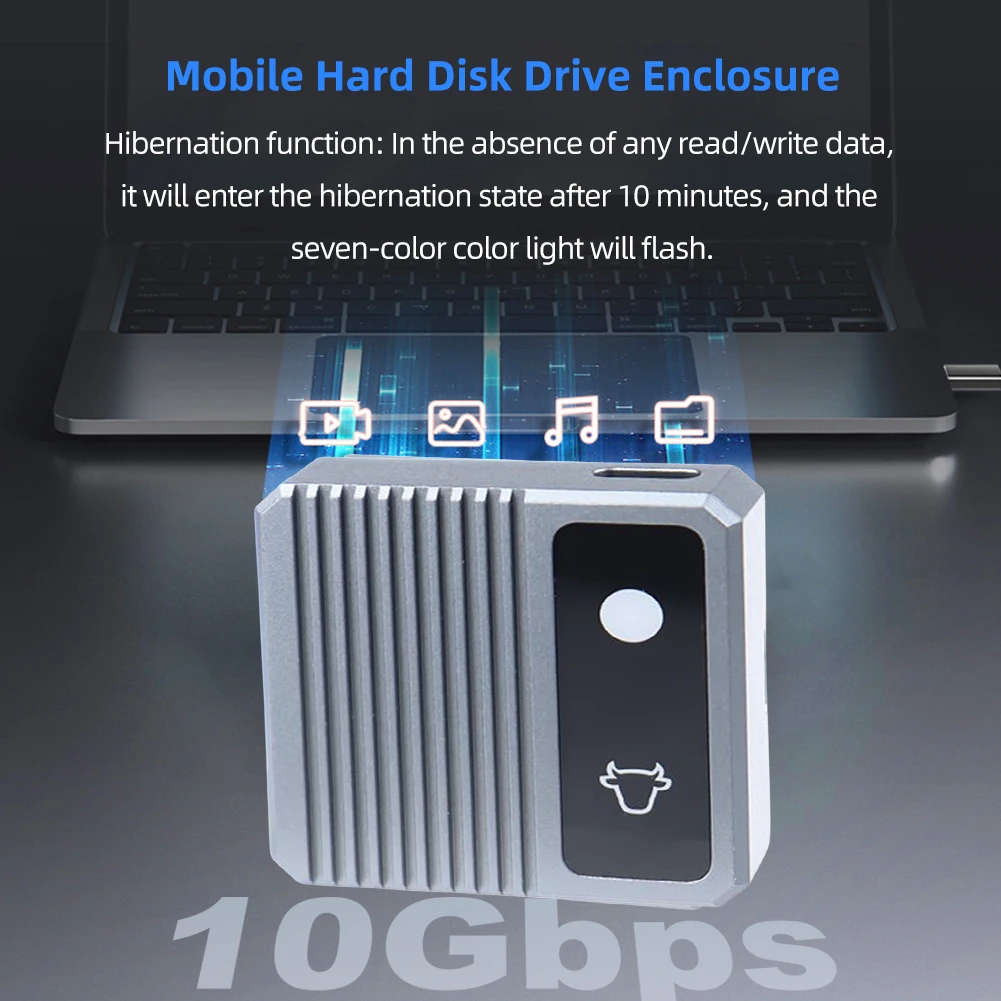 ָ Ʈ ̺ ̽, USB 3.1, 10Gbps, M.2 NVME 2230 SSD Ŭ, JMS583 ϵ ũ ڽ, M2 SSD 2230 ˷̴  ȣ