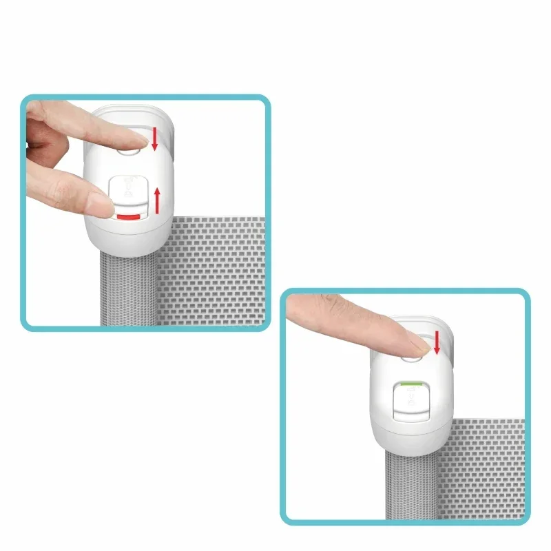 Baby Safety Gate Mesh Retractable Baby Gate Retractable Stair Safety for