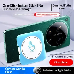 Premium Full Glue Camera Lens Protector with Easy Installation - Tempered glass (Clear)