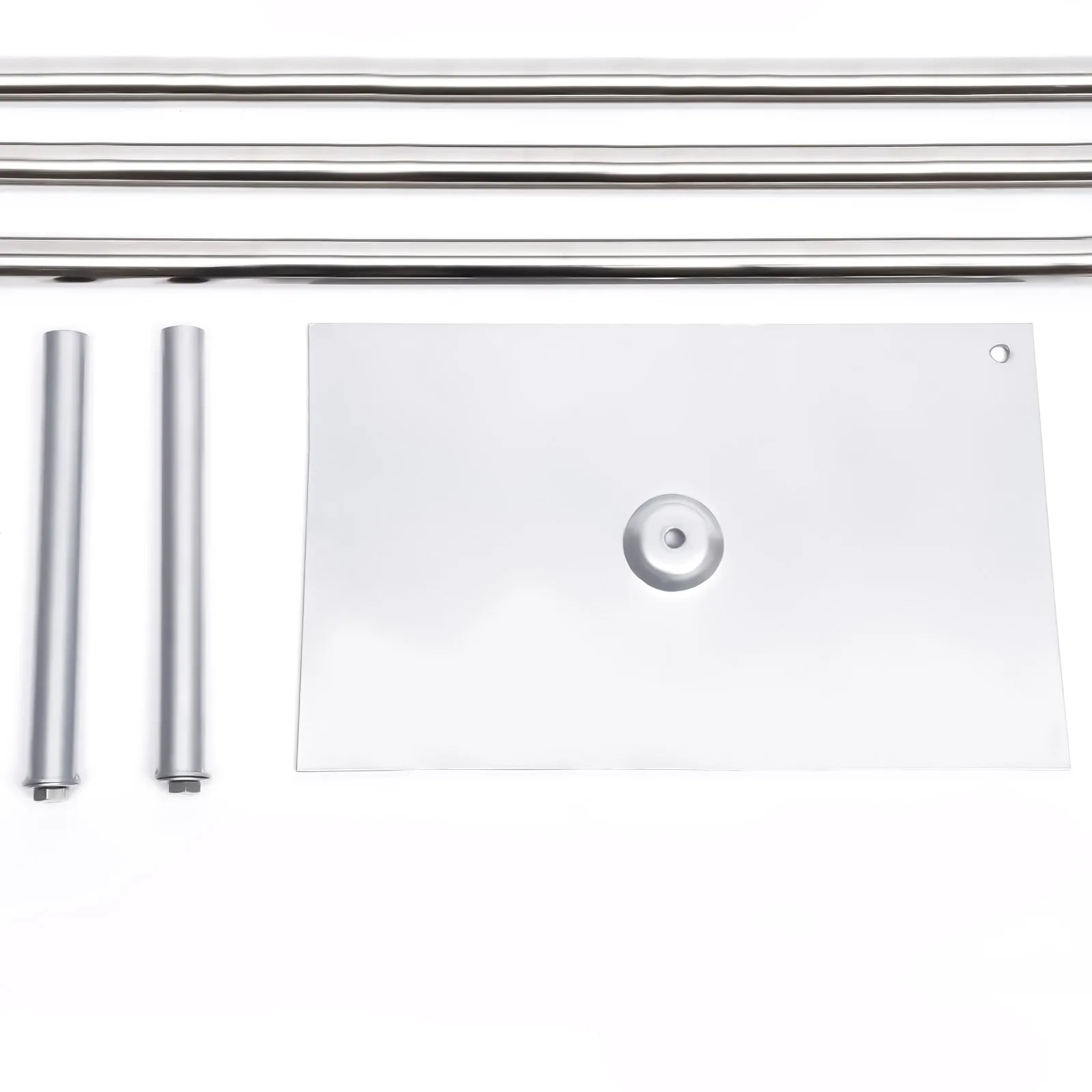 Professional Backdrop Stand 10ft Silver Portable Drape Background Support Telescopic Poles Stand for Event Party Photography