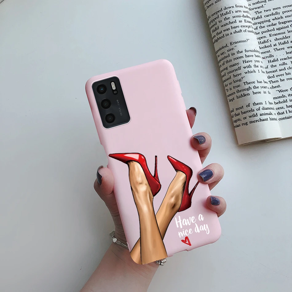 For OPPO A16 A16S 2021 Case Beauty Girls Painted Phone Case For OPPOA16 A 16 CPH2269 A54S 4G CPH2273 Soft Cover Protect Bumper cases for oppo cases Cases For OPPO