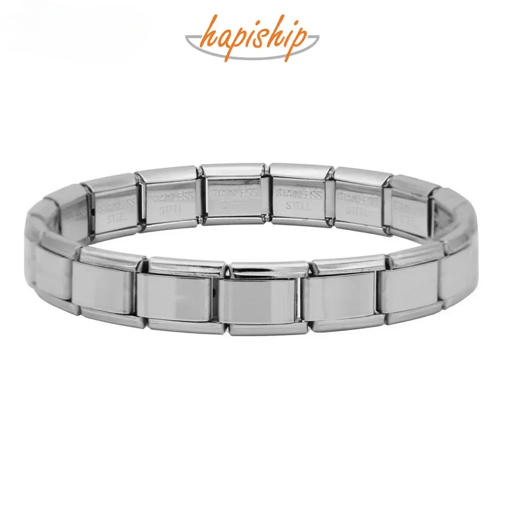 Hapiship nova moda feminina jóias 9mm largura cor pulseira de aço inoxidável pulseira meninas presente de casamento g108