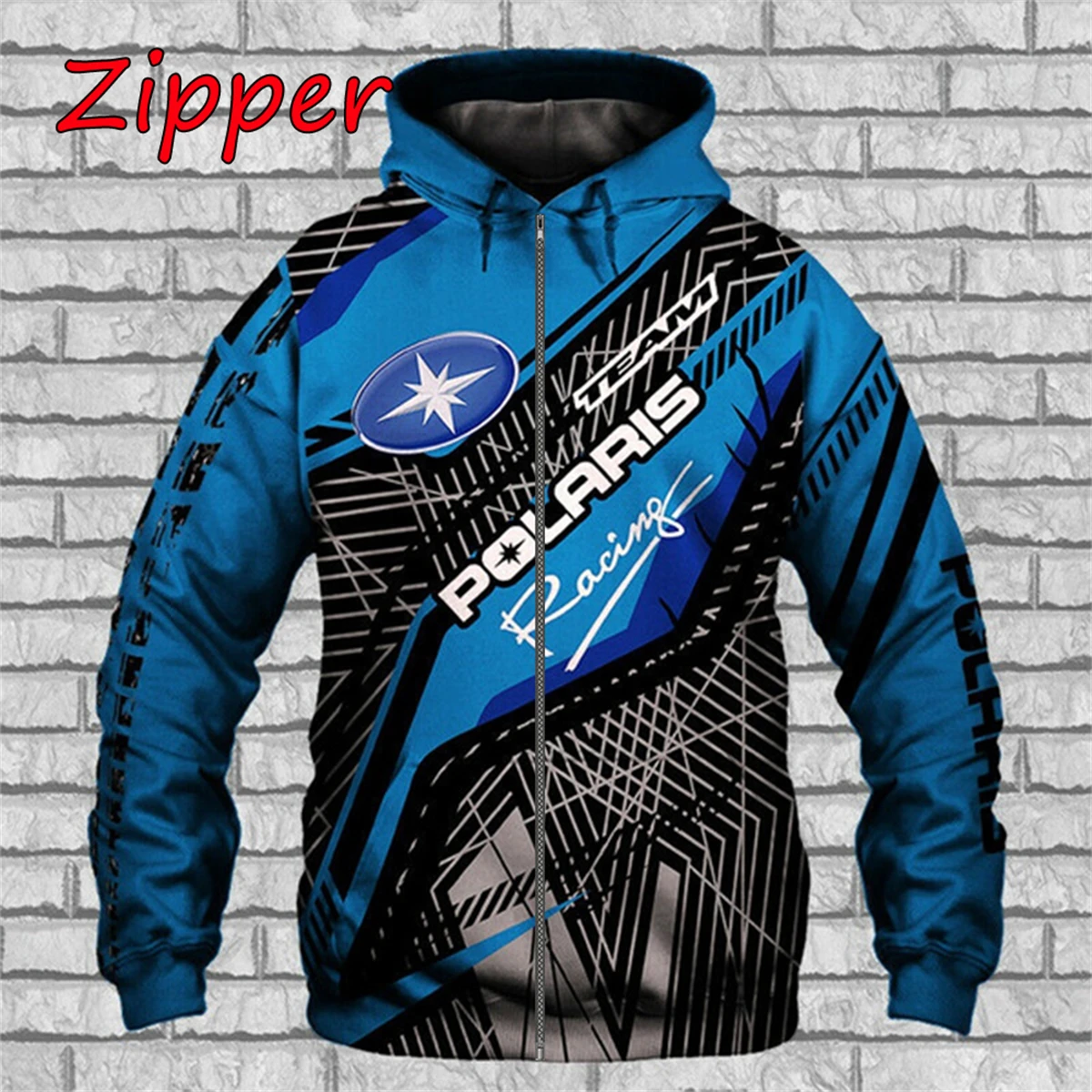 Arctic Star Racing Men's and Women's Rzr Snow Motorcycle Zipper Hoodie, Hooded Jacket, Casual Fashion, Spring and Autumn, Hot Sa 6