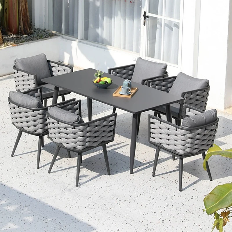 Outdoor Restaurant Furniture Garden Bistro Table and Chairs Patio Furniture Set Gathering Furniture Outdoor Dining Set