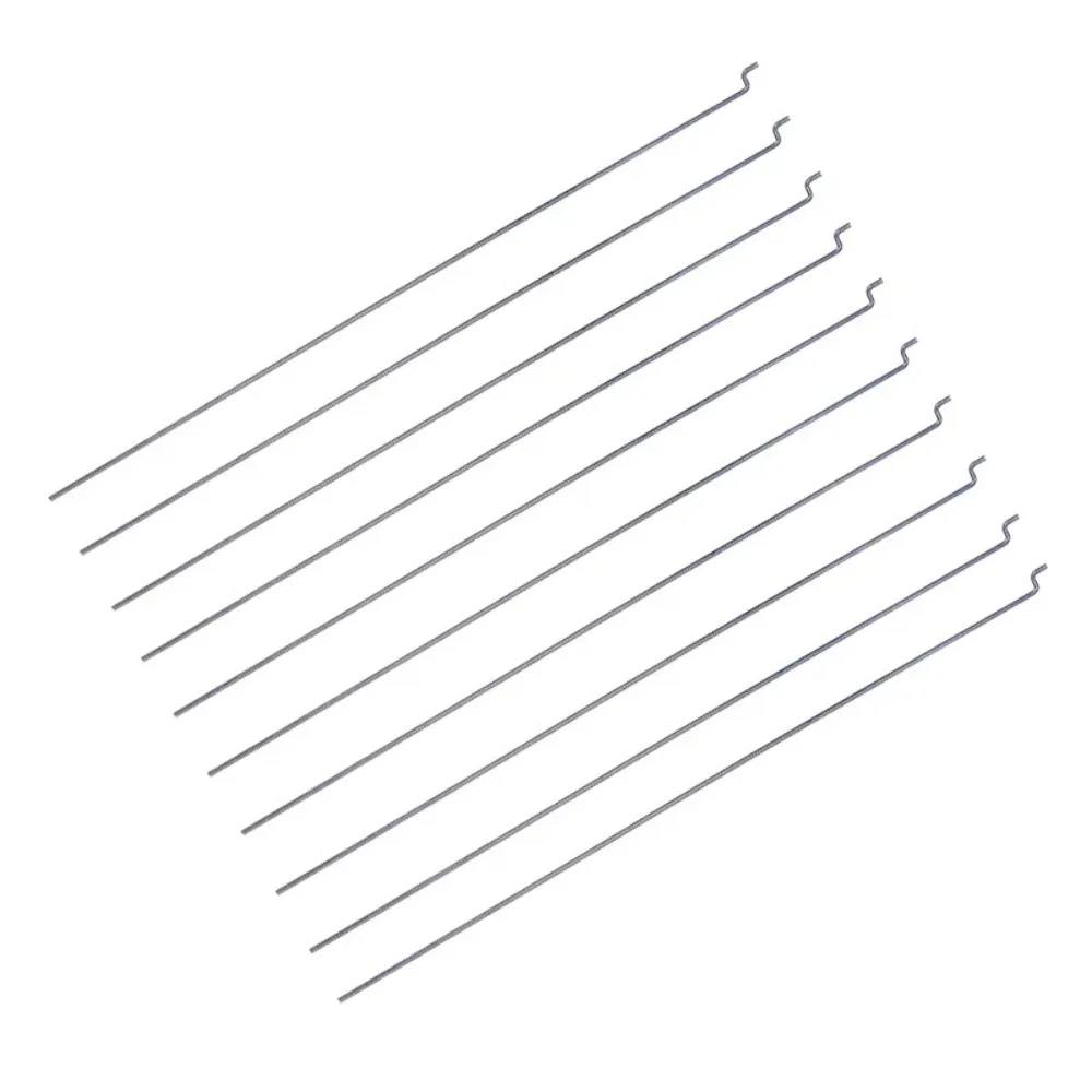 20pcs Reusable Z-type Steering Gear Lever Metal Length 20cm Pull Rod Dia 1.2mm RC Plane Accessories Servo Lever
