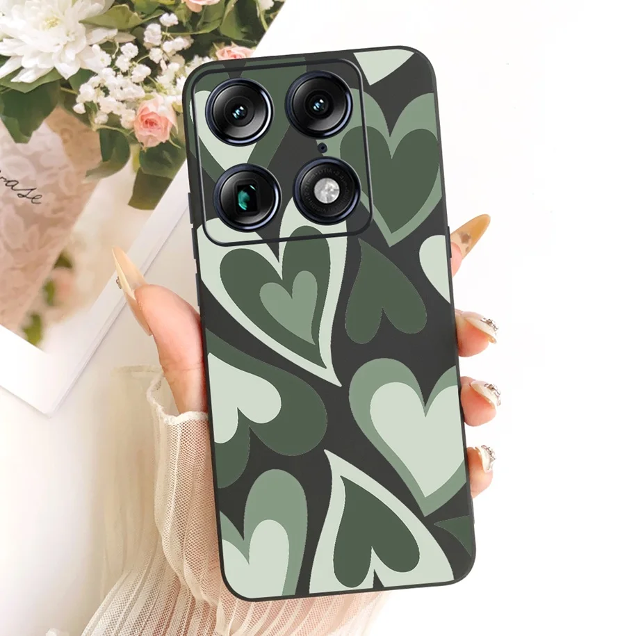 Cute Cartoon Cat Soft Silicone Shockproof Bumper Case - Air Pro Phone Shell
