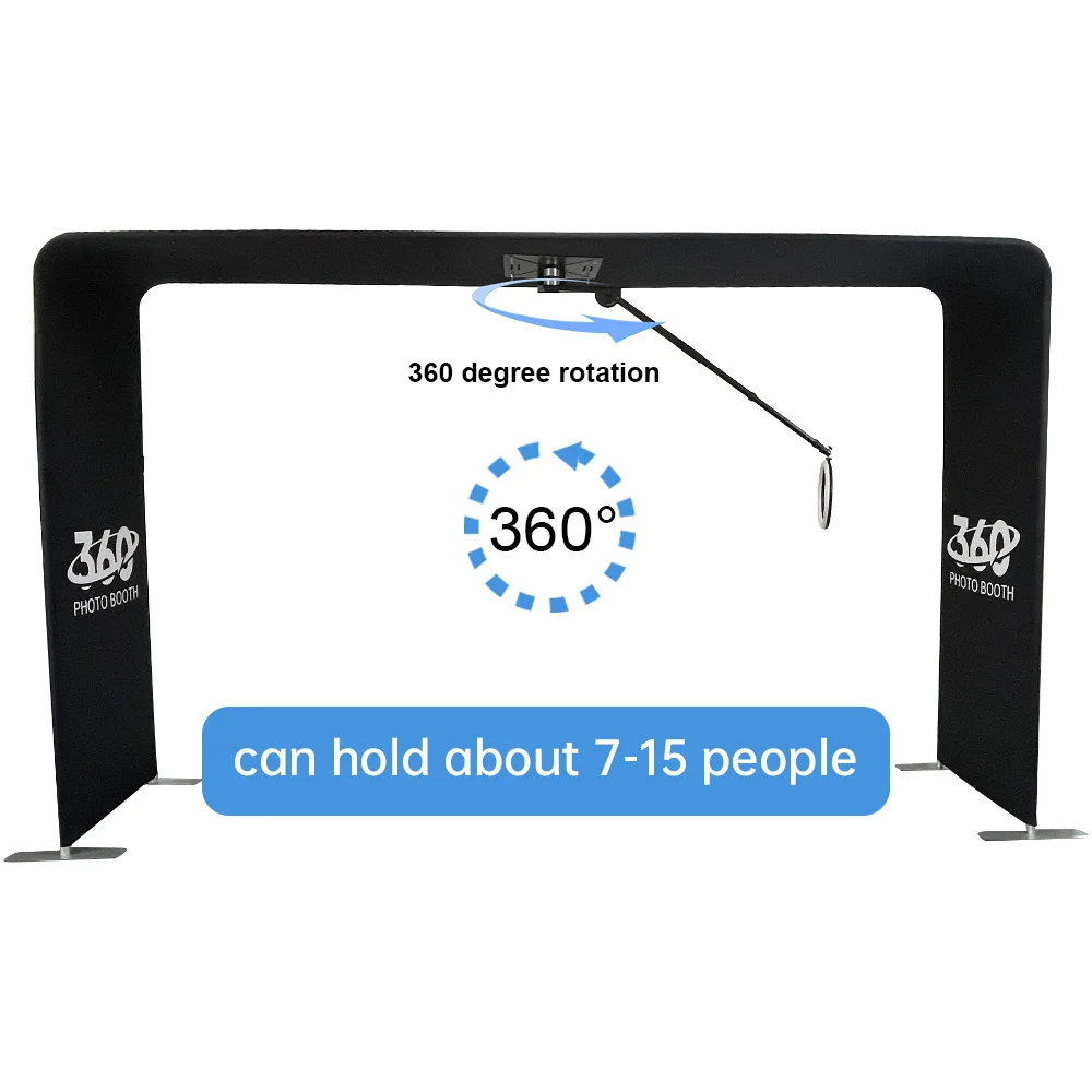 오버 헤드 360 포토 부스 트러스 자동 회전, 360 오버 헤드 포토 부스 탑 스피너 셀카 머신