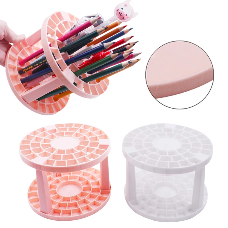 

Art Paint Finishing Rack Makeup Brush Storage Drying Rack Pen Holder Makeup Brush Holder Multi-Grid Detachable Convenient Simple