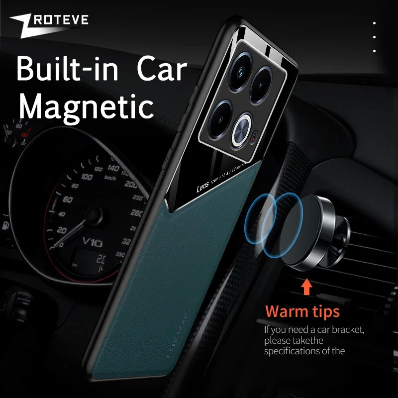 Premium PU Leather Magnetic Shockproof Phone Case - Zroteve Collection