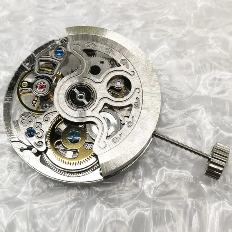 Tanio Hollow mechaniczny automatyczny zegarek ze