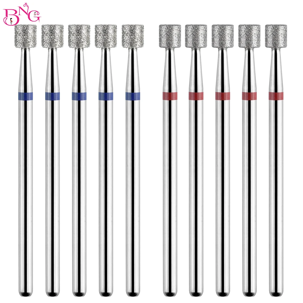 5pcs/lot Drill Bits for Nails Diamond Heads to Nails Milling Cutter for Manicure Cuticle Nail Cutter Tips Accessories Tools 5