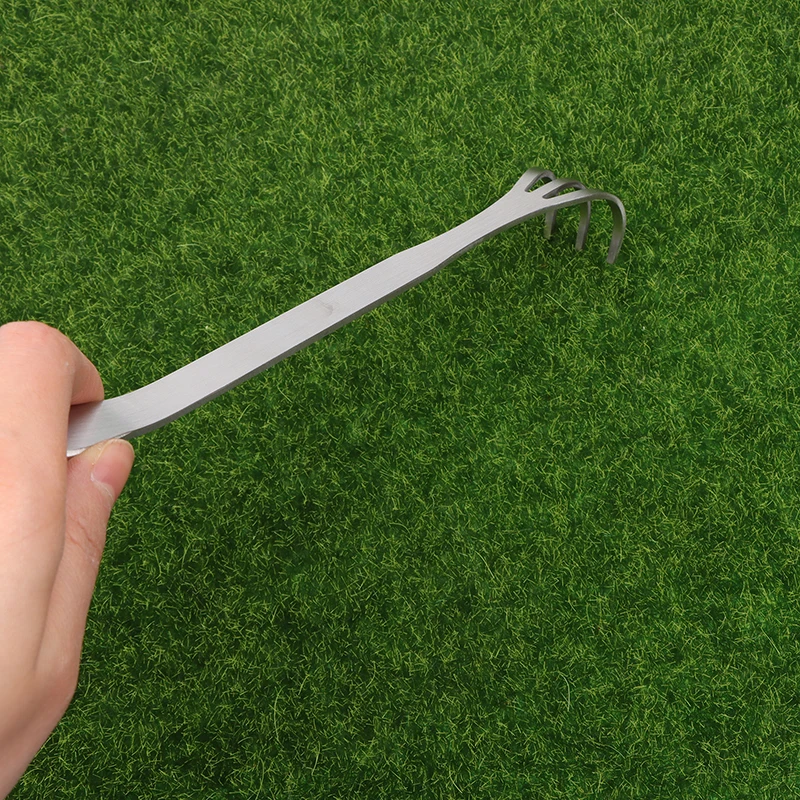 Stainless Steel Dual-purpose Pressure Soil Rake Pine Soil Pressure Soil Garden Gardening Potted Plant Planting Maintenance Tool 3