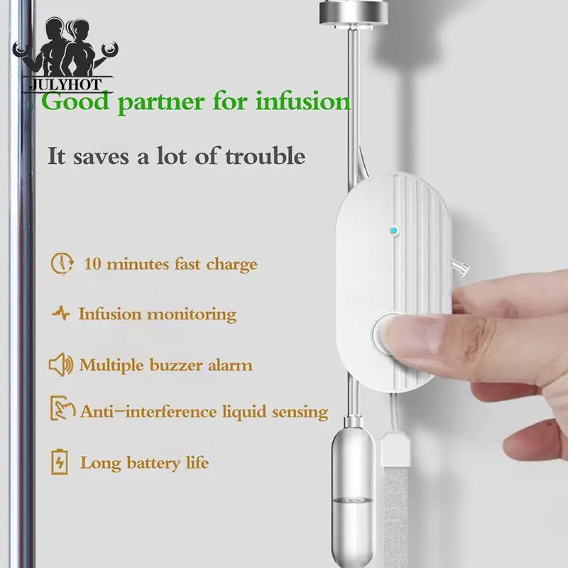 Infusion Alarm Rechareable Large Volume Drip Reminder Infusion Treasure Automatic Reminder For Low Dose Hospital Bed Escort