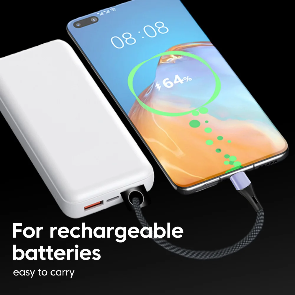 รูปสินค้า สายชาร์จ USB-C ความเร็วสูง สำหรับ iPhone Samsung Huawei