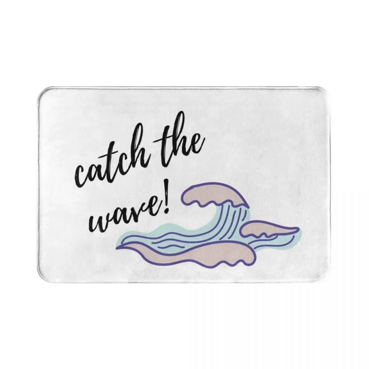 

Коврик напольный Catch The Wave, нескользящий коврик из полиэстера, для гостиной, коридора, кухни, спальни, балкона, туалета