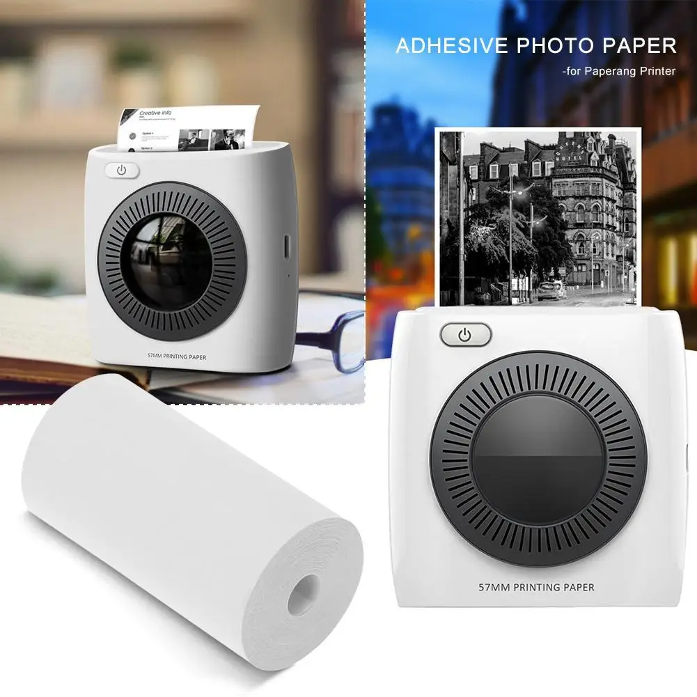 5 Roll Non-sticky Printing Sticker Paper Photo Paper for Paperang Mini Pocket Photo Printer