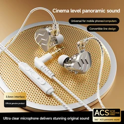 USB Type C HiFi Wired Earphones with Mic & Dolby Sound Surround (3.5MM  White)