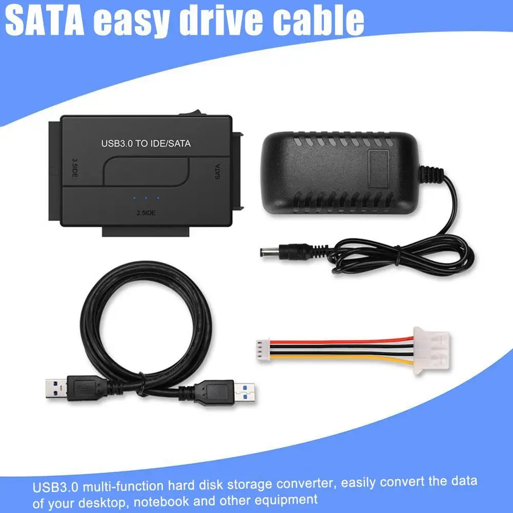 

Переходник с SATA на USB 3,0 IDE все в одном USB 2,0 Sata 3 кабель для жестких дисков 2,5 3,5 HDD SSD USB конвертер IDE SATA Новый