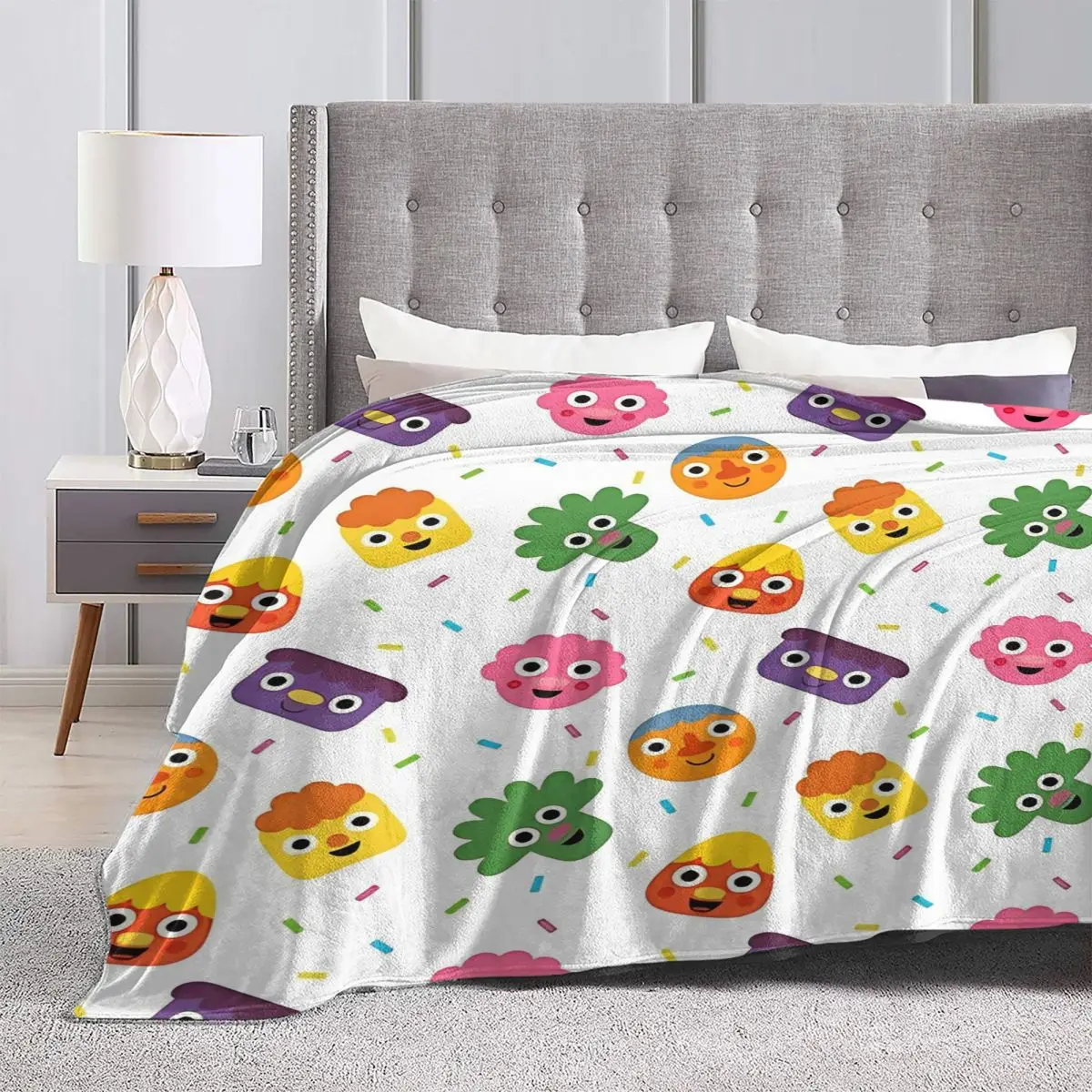 Noodle & Pals Warm Blankets Cartoon Airplane Travel Plush Bedding Throws Fluffy Bedroom Flannel Bedspread Sofa Bed Cover 4