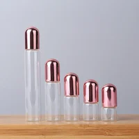 1-10ML Ball Perfume Dispenser Bottle High Grade Portable Essential Oil Glass Bead Bottles Refillable Small Sample Container 2