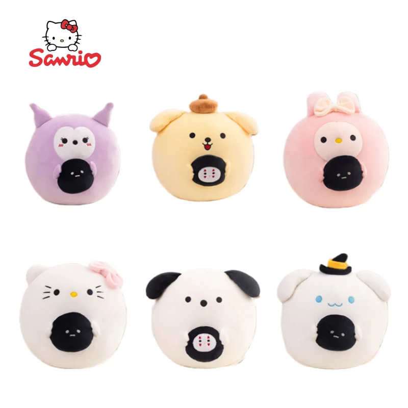 

Sanrio аниме периферийный мультяшный милый помпон Hello kitty пурин курини моя мелодия полакко корикоричный мягкая игрушка