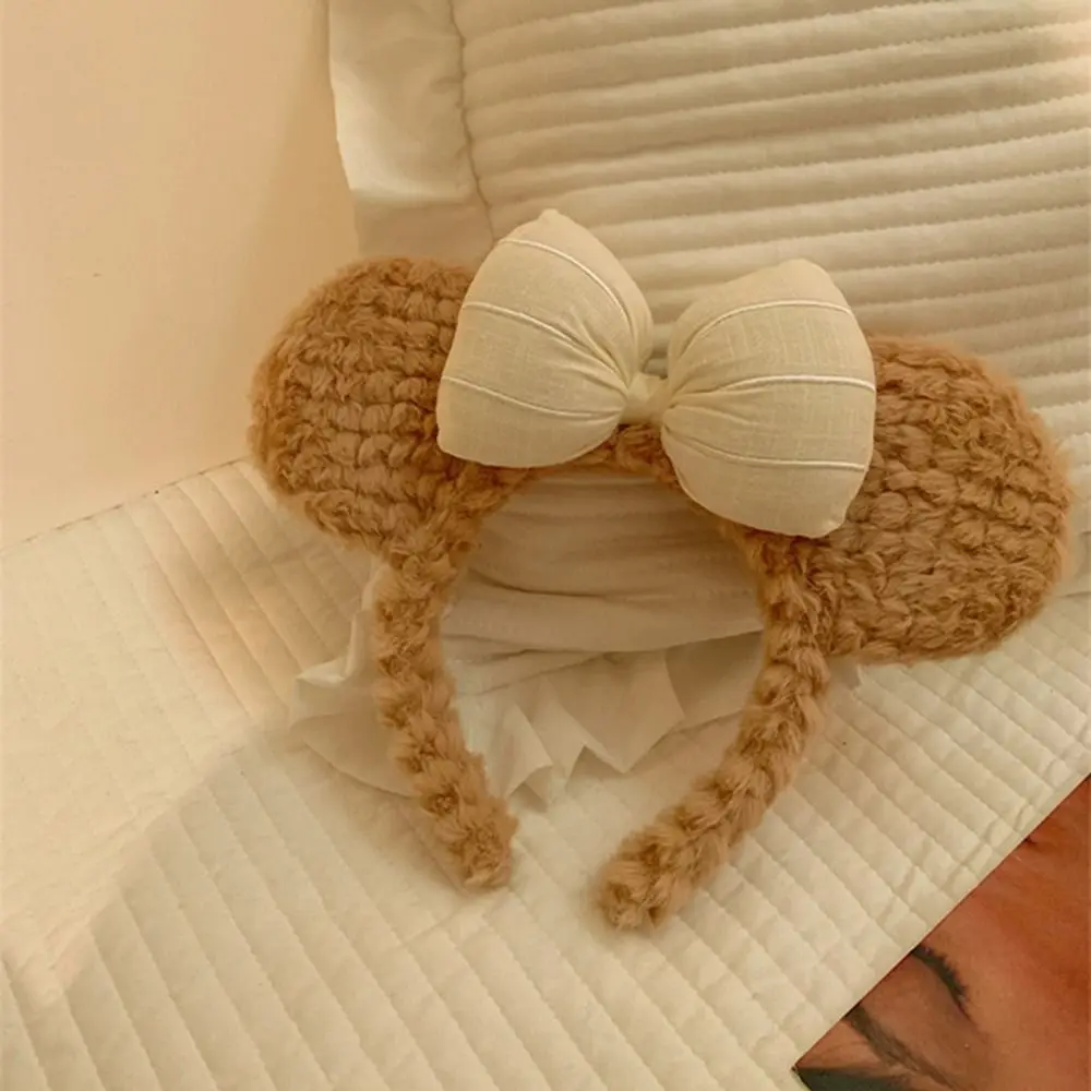 

Ободок для волос с бантом в виде маленького медведя, ободок в Корейском стиле для девушек, ободок для волос, милый подарок с героями мультфильмов