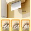 Cute Sailing Boat Wall-Mounted Tissue Box Dust-proof Lavatory Paper Finishing Box For Washroom 6