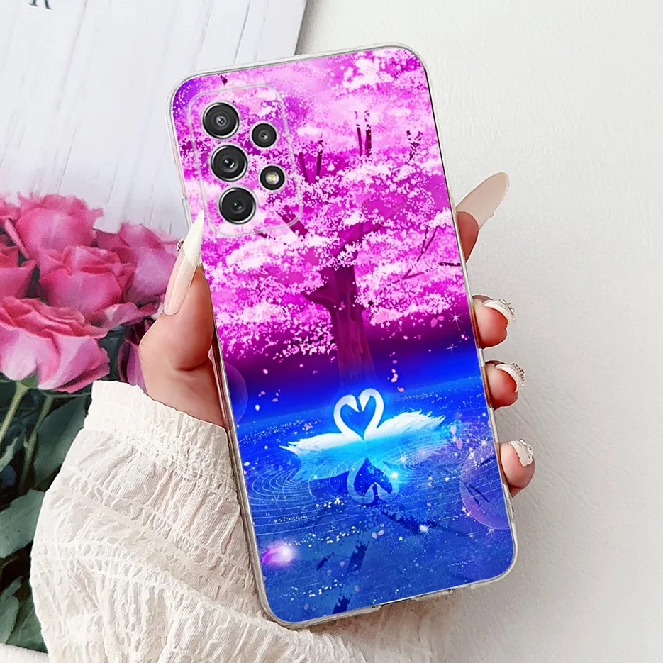 Luxury Floral Painted Soft Slim Phone Case - Elegant Design