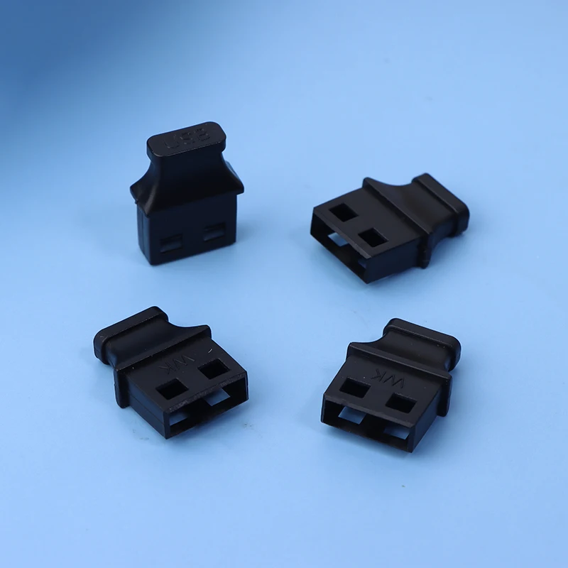 5/10Pcs 타입-A USB 포트 플러그(핸들 포함) 노트북 컴퓨터 소켓 캡용 먼지 방지 커버 미사용 인터페이스 먼지 방지 플러그
