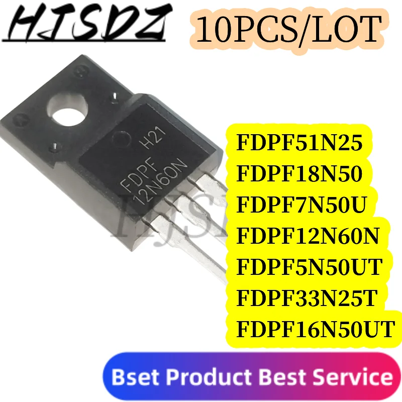 ECSiNG 10x N-Kanal JFET 2N3819 – TO-92 Transistor Produktbild-Vorschau 2