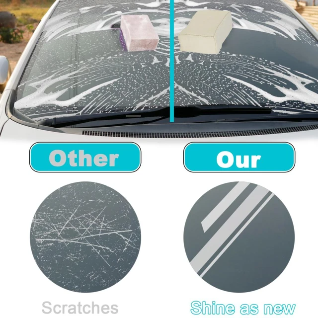 Éponge chamois anti-buée pour nettoyage automobile