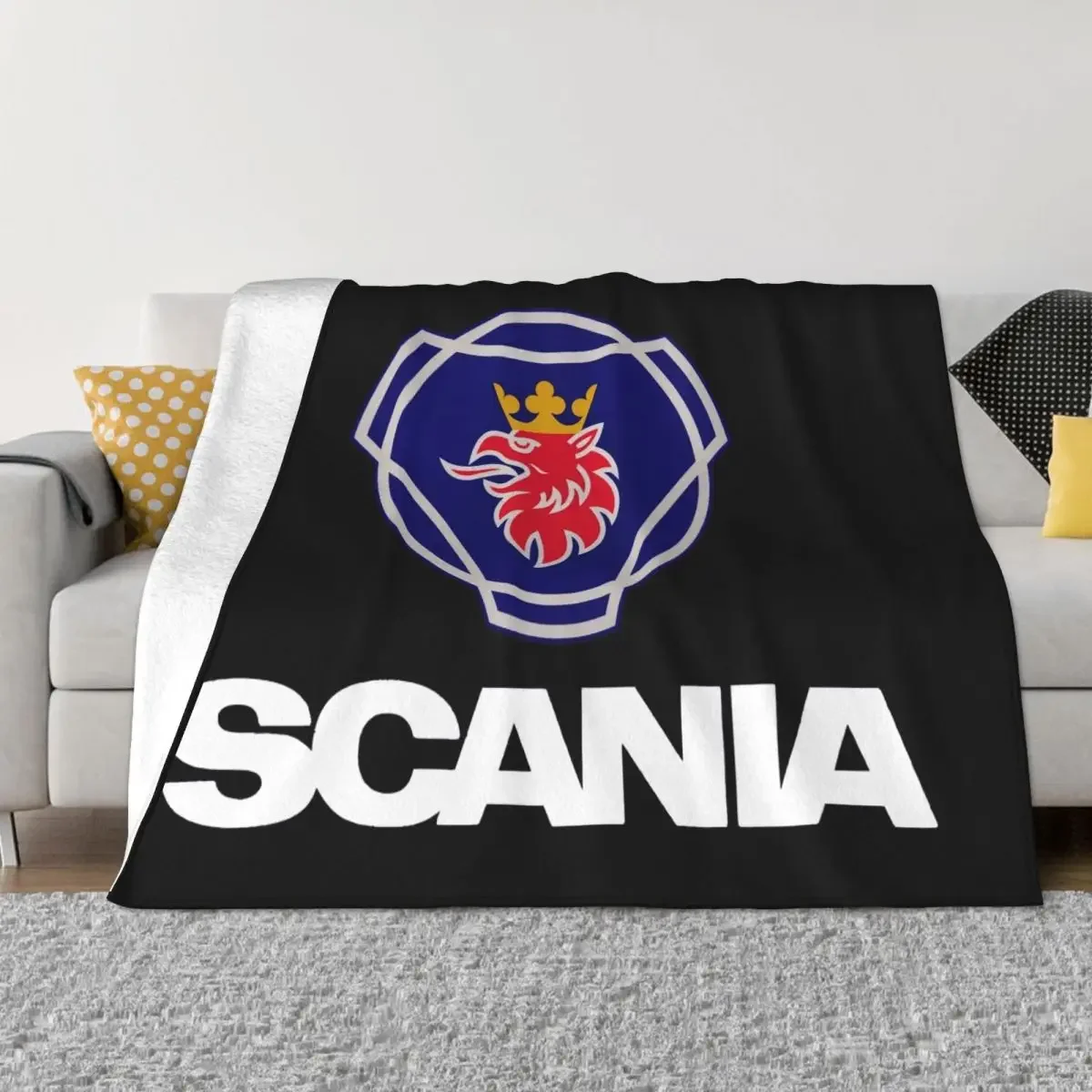 Sweden Saabs Scanias Blankets Fleece Winter Portable Lightweight Thin Throw Blanket for Bedding Travel Bedspread 5