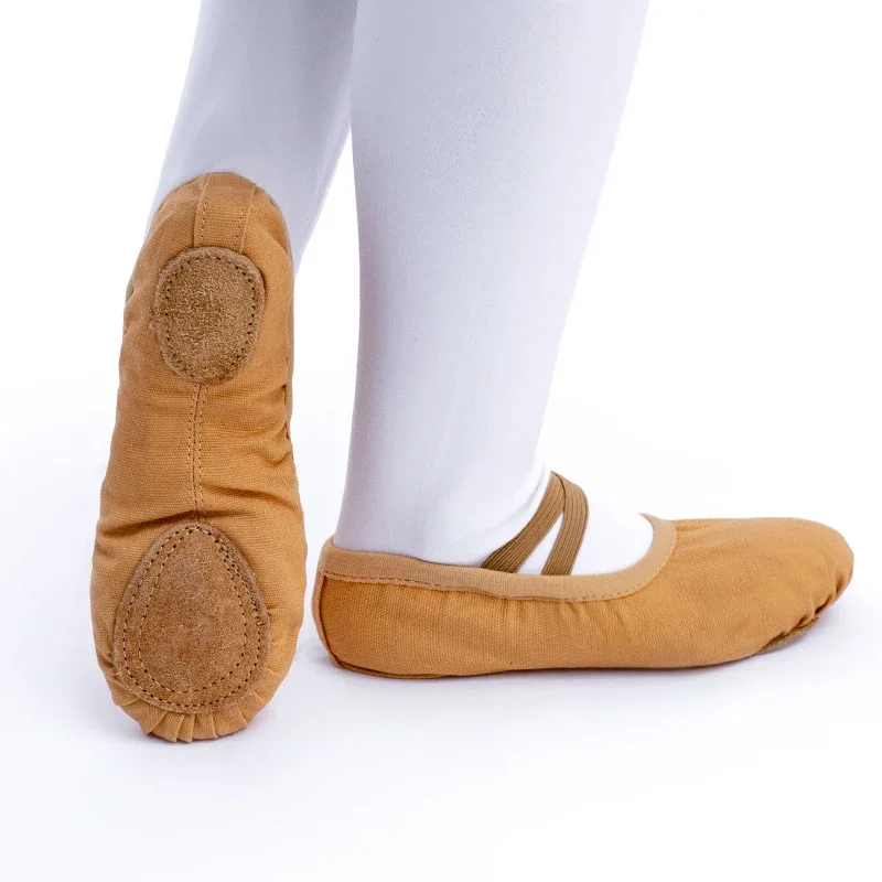 

Girls ballerinas for women ballerinas flats women's ballet canvas soft sole slippers for dancing children practice dancing shoes