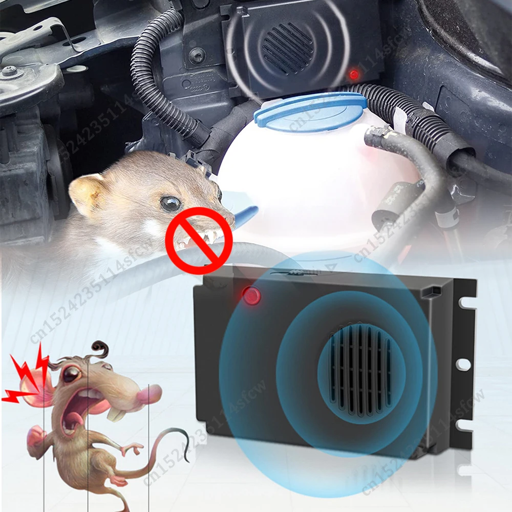 Répulsif électronique anti-rat à ultrasons, répulsif de souris pour  voiture, non toxique, garde la martre des rongeurs à distance, accessoires  de voiture - AliExpress