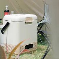 Réfrigérateur de voiture avec compresseur à usage touristique, congélateur vertical, réfrigérateur domestique et extérieur, 12 litres 3