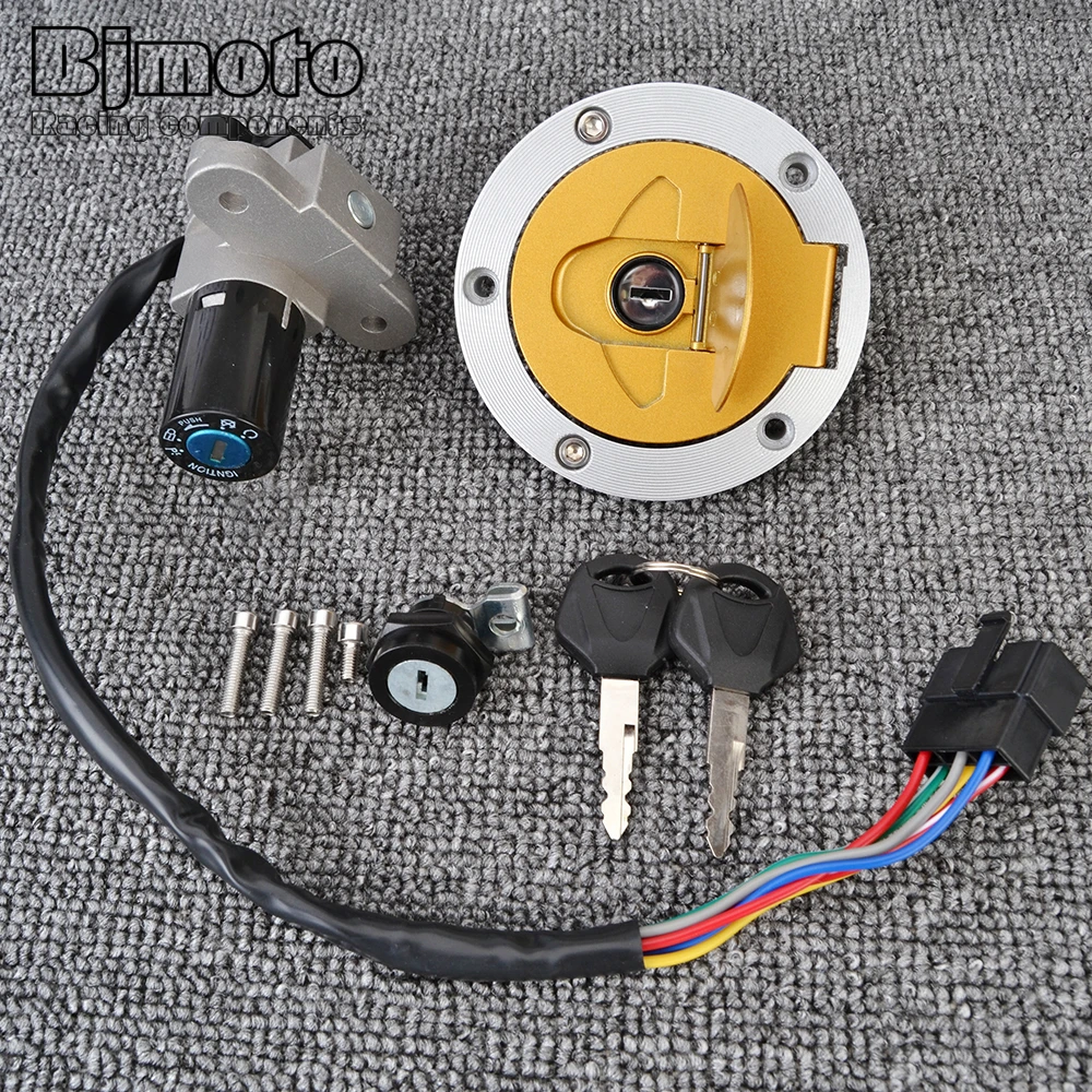 

Fuel Gas Cap Ignition Switch Seat Lock with Key Kit For Ducati M600 ST2 944 Monster 620 695 M 620 999 900 750 S SS S2R 1000